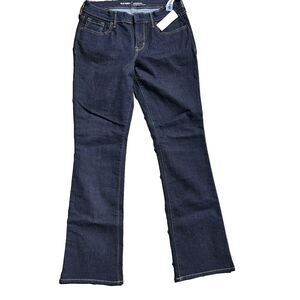 Old Navy womens sz 4 mid rise Dark Wash Jeans